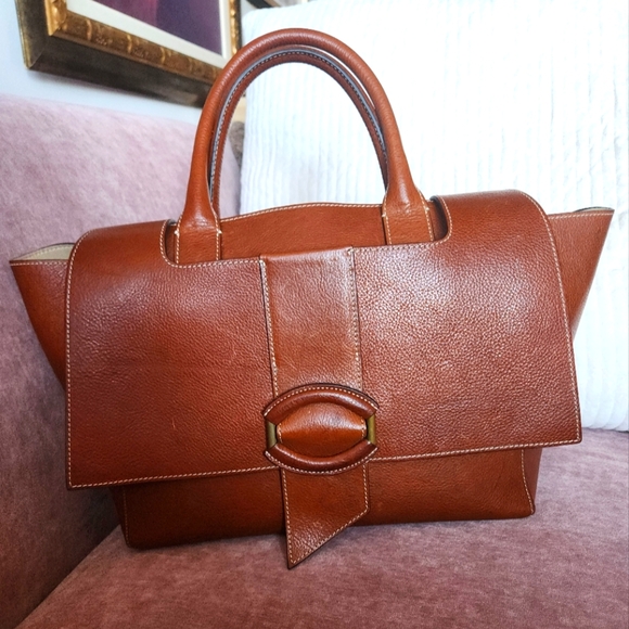 Banana Republic Handbags - Banana Republic Brown Satchel